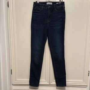 High rise skinny jeans